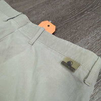 Side Zip Breeches *fair, older, stains, seam puckers, holes, puckers, pulled/thin & unstitched seams
