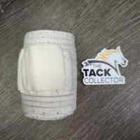 1 ONLY Stretchy Elastic Exercise Leg Wrap *gc/fair, v.pilly & frayed edges, dingy, rubs, stains, older

