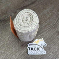 1 ONLY Stretchy Elastic Exercise Leg Wrap *gc/fair, v.pilly & frayed edges, dingy, rubs, stains, older
