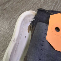 Hind Boots, velcro *gc/fair, clean, v.pilly edges, UNSTITCHED edges, rubs, pilly, linty/hairy velcro, older
