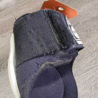 Hind Boots, velcro *gc/fair, clean, v.pilly edges, UNSTITCHED edges, rubs, pilly, linty/hairy velcro, older

