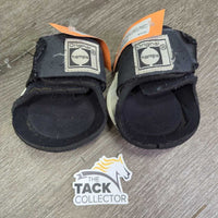 Hind Boots, velcro *gc/fair, clean, v.pilly edges, UNSTITCHED edges, rubs, pilly, linty/hairy velcro, older
