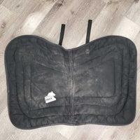 Pillow Jumper Saddle Pad, tabs *gc, older, faded, mnr dirt/residue, stains, rubs
