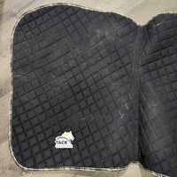 Quilt Jumper Pad *gc, clean, v. pilly, stains, mnr rubs, residue, threads, holey edges, hair, puckers
