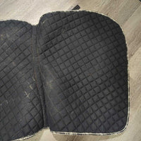 Quilt Jumper Pad *gc, clean, v. pilly, stains, mnr rubs, residue, threads, holey edges, hair, puckers
