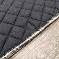 Quilt Jumper Pad *gc, clean, v. pilly, stains, mnr rubs, residue, threads, holey edges, hair, puckers
