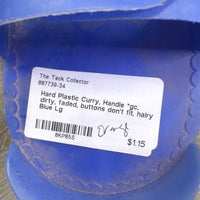 Hard Plastic Curry, Handle *gc, dirty, faded, buttons don't fit, hairy
