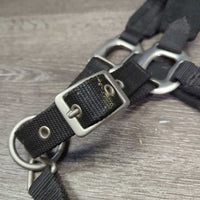 Nylon/Fleece Break Away Halter, snap, adj *vgc/gc, mnr dirt, hair, rubs & pills
