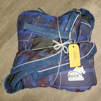 Med Winter Blanket, 2 legs, tail *gc, 0 wpf, mnr hair, film, faded, dirt, snags, rubs, repairs, holes
