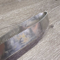 Shedding Blade, Hvy Plastic Handle *gc, mnr residue, scratches & dirty, bent/folded, faded

