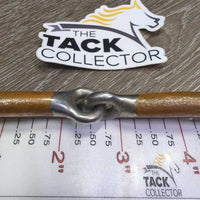 Thin Western D Ring Snaffle Bit, copper *gc, stains, chews, scratches, clean & dirt/residue

