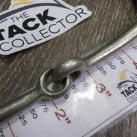 Thin Flat Loose Ring Snaffle Bit *gc, older, scuffs, chews, rough, dents, clean, scratches
