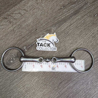 Thick Hvy French Link Loose Ring Bit, Lozenge *vgc, clean, scratches, stains, residue, scuffs
