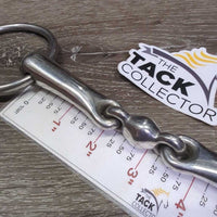 Thick Hvy French Link Loose Ring Bit, Lozenge *vgc, clean, scratches, stains, residue, scuffs
