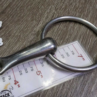 Thick Hvy French Link Loose Ring Bit, Lozenge *vgc, clean, scratches, stains, residue, scuffs
