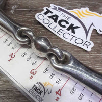 Thick Hvy French Link Loose Ring Bit, Lozenge *vgc, clean, scratches, stains, residue, scuffs

