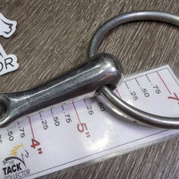 Thick Hvy French Link Loose Ring Bit, Lozenge *vgc, clean, scratches, stains, residue, scuffs
