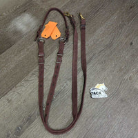 Nylon Grazing Reins, Crown Piece *xc/vgc, clean, older?, mnr dents
