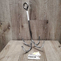 4 Prong Hanging Metal Bridle Hook *vgc, mnr dirt/residue
