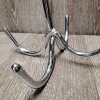 4 Prong Hanging Metal Bridle Hook *vgc, mnr dirt/residue
