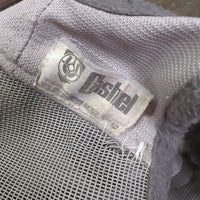 Hard Mesh Fly Mask, Nose *gc/fair, clean, dirty?residue, stains, edges: rubs & thin, clumpy, hairy, holes, unstitched, hairy

