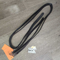 Thick Nylon Lined Stirrup Leathers *gc, clean, rubs, film, scraped/peeled back, clean, dents, mnr stretched holes
