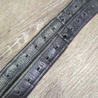 Thick Nylon Lined Stirrup Leathers *gc, clean, rubs, film, scraped/peeled back, clean, dents, mnr stretched holes
