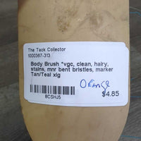 Body Brush *vgc, clean, hairy, stains, mnr bent bristles, marker
