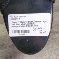 Dandy Brush, handle *vgc, mnr hair, clean, residue, scrapes/peeled

