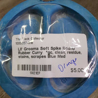 Soft Spike Round Rubber Curry *gc, clean, residue, stains, scrapes
