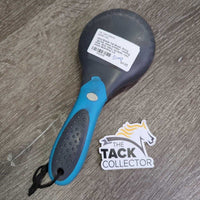 Hard Bristle Tail Brush, String *gc/fair, sharp bristles - missing ends, dirty, hairy, scrapes, rubs, stains
