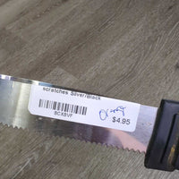 Shedding Blade, Hvy Plastic Handle *vgc, clean, mnr residue, dust & scratches

