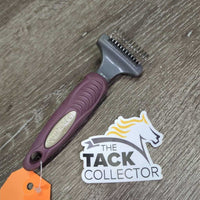 "Salon" Undercoat - Mane Rake, Plastic Handle, 12 Blades *vgc, clean, scuffs, rubs, scratches
