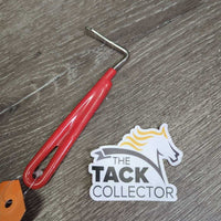 Metal Hoof Pick *like new, clean, mnr stains
