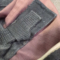Rain Sheet, 2 legs *gc, clean, 0 wpf, repairs, mnr faded, threads, snags, unstitched, rubs
