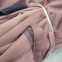 Rain Sheet, 2 legs *gc, clean, 0 wpf, repairs, mnr faded, threads, snags, unstitched, rubs
