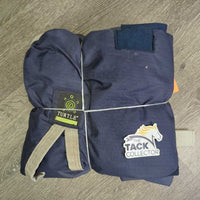 Rain Sheet, 2 legs & belly *gc, mnr wpf, film, repairs, stains, dirt, threads, faded, mnr snags, clumpy fleece
