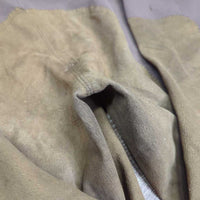 Fleece Lined Full Seat Breeches *gc/fair, v.clumpy lining, seat: stains, pills & rubs, seam pucker, mnr unstitched seat seam
