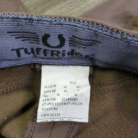 Fleece Lined Full Seat Breeches *gc/fair, v.clumpy lining, seat: stains, pills & rubs, seam pucker, mnr unstitched seat seam
