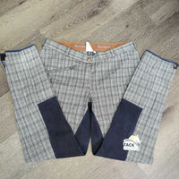 Hvy Full Seat Breeches *vgc, gc, seat rubs & pills, older, hairy velcro
