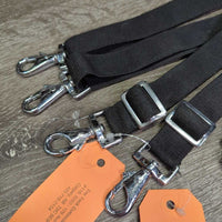 2 Elastic Leg Straps *xc?new, clean
