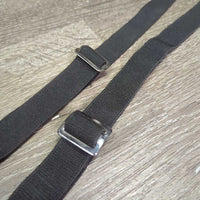 2 Elastic Leg Straps, loop end *like new, clean & mnr dirt & hair

