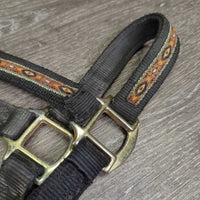 Thick Nylon Halter *gc, dirty, snags, rubs, faded, stains, oxidized, rip
