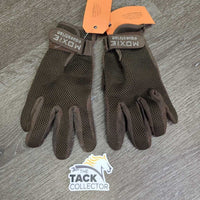 "Air-Puff" Mesh Riding Gloves, mesh top *gc, rubs, dirt, film, snags
