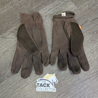 "Air-Puff" Mesh Riding Gloves, mesh top *gc, rubs, dirt, film, snags

