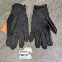 "Air-Puff" Mesh Riding Gloves, mesh top *gc, rubs, dirt, film, snags
