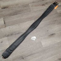 Leather Girth, 1x els *vgc, clean, mnr residue?dirt, seam hair, stiff, older, rusty
