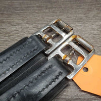 Leather Girth, 1x els *vgc, clean, mnr residue?dirt, seam hair, stiff, older, rusty
