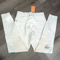 Euroseat Breeches *gc, rubs/pills, discolored & stained seat/legs, dingy, hairy lining
