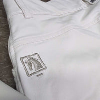 Euroseat Breeches *gc, rubs/pills, discolored & stained seat/legs, dingy, hairy lining
